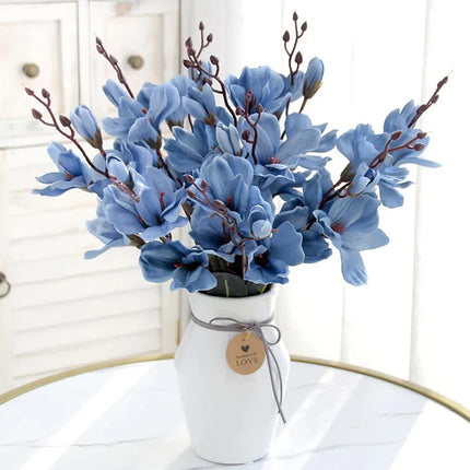 20 Heads Artificial Magnolia Flowers