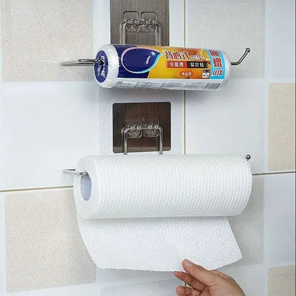 1/2/3pcs Hanging Toilet Paper Holder Roll Paper Holder Bathroom Towel Rack Stand Kitchen Stand Paper Rack Home Storage Racks