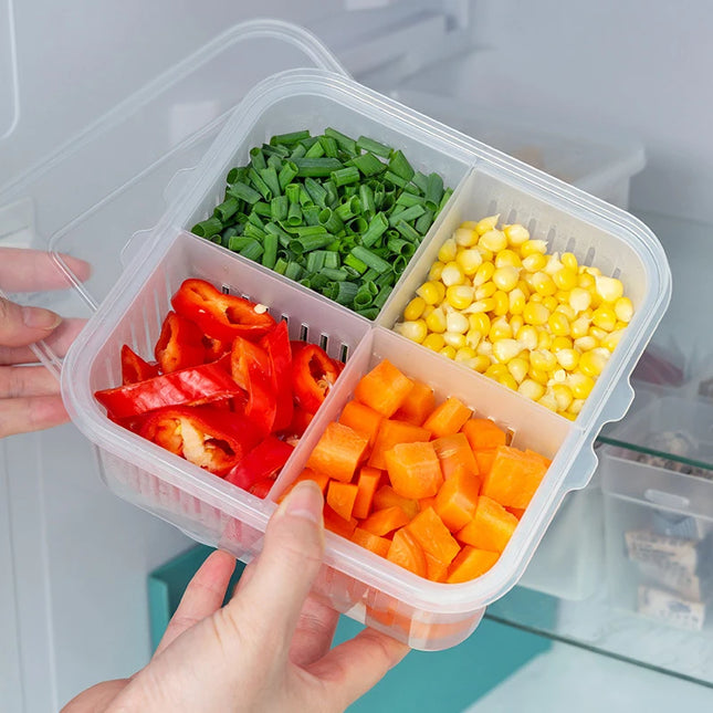 4/6 Grid Refrigerator Storage Box