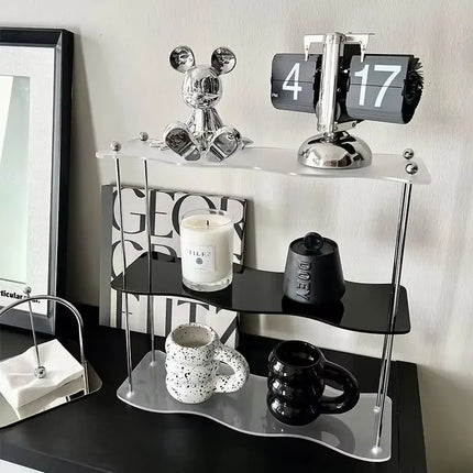 3-Layer Acrylic Desktop Storage Rack