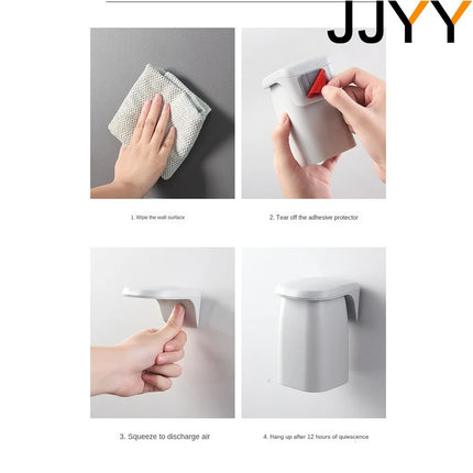 Magnetic Suction Mouthwash Cup Holder