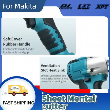 For Makita Cordless Electric Iron Scissors Machine Professional Metal Cutting Tools Rechargeable Sheet Shear Cutter Durable tool