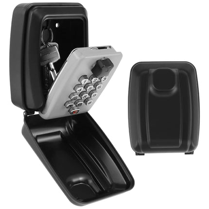Wall-Mount Key Lock Box Weatherproof Security Safe