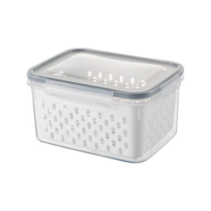 Airtight Fruit Storage Container with Removable Colander