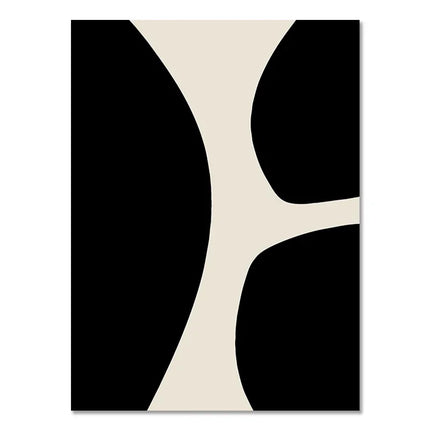 Abstract Boho Geometric Canvas Art Print
