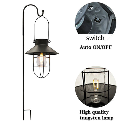 Vintage Solar Lantern Outdoor Hanging Light