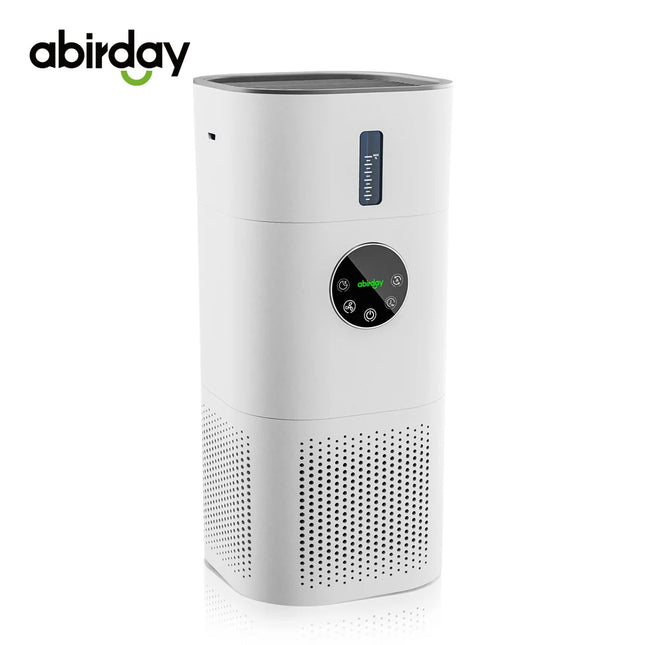 ABIRDAY 2-in-1 Air Purifier with Humidifier Combo for Home Allergies and Pets Hair, Smokers in Bedroom, H13 True HEPA Filter