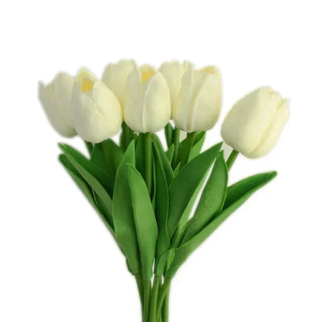 3/5PCS Artificial Tulip Bouquet Real Touch Flowers
