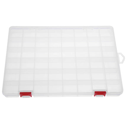 48 Grids Compartment Plastic Storage Box Jewelry Earring Box Bead Screw Container Home Storage Case Display Organizer Container