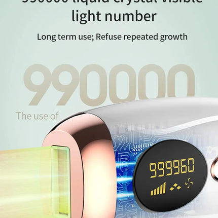 Laser Epilator IPL Hair Removal For Women Body Bikini Facial 990000 Flashes Permanant Painless IPL Hair Remover Laser Epilator