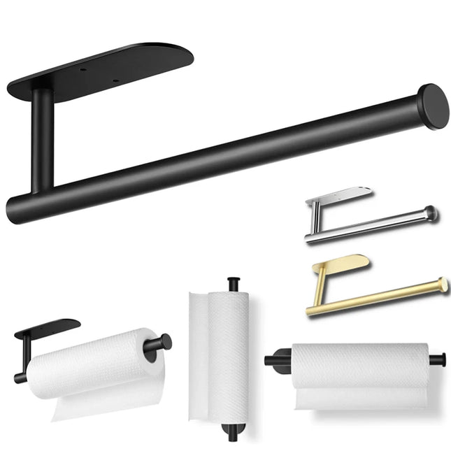 Stainless Steel Adhesive Toilet Paper Holder