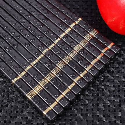 10/2PCS Reusable Sushi Chinese Chopsticks Korean Chopsticks Non-slip Chop Sticks Kitchen Dining Tableware Cutlery Set Accessorie