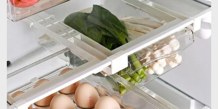 Hanging Refrigerator Box Eggs Fruit Food Vegetable Storage Slide Out Drawer Tray Transparent Fridge Container Kitchen Organizer