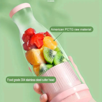 Electric Juicer Cup 6 Blades Blender Milkshake Machine USB Portable Fruit Milk Mixing Tool Mini Fresh Juice Blender Sport