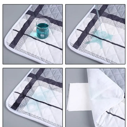 Waterproof Washable Mattress Urine Mat for Baby Toddlers Cute Cartoon Bed Protector Diaper Bedding Urine Pads Cloth Breathable