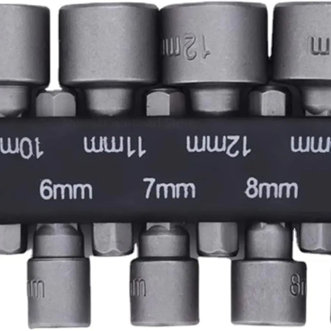 9pcs/set 5mm-13mm Hex Sockets Sleeve Nozzles Nut Driver Set Screwdriver Set Schroevendraaier Set Bits Sets Tools Socket Wrenches