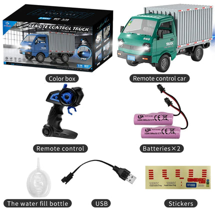RC Car 2.4GHZ 1:16 Simulation Drift Climbing Truck LED Lights Remote Control Car Electric Toys For Kids Model Boy's Gifts