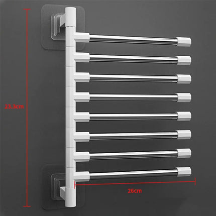 Wall Mounted Aluminum Towel Rack