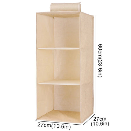 Collapsible Cotton Linen Hanging Storage Bag