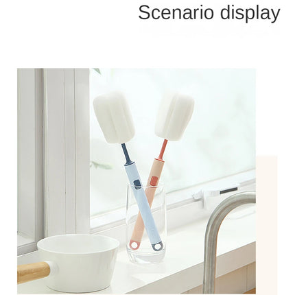 Removable Sponge Baby Cup Bottle Brush Kitchen Cleaning Tool Bottle Cleaning Cleaning Brush  ершик для бутылок