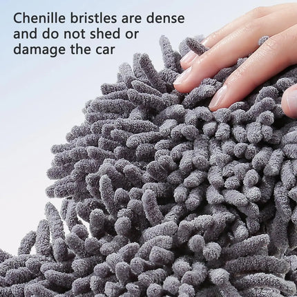 Car Double Head Car Wash Mop Car Wash Brush Rotating Not Hurt The Car Soft Brush Long Handle Detachable Retractable Car Brush