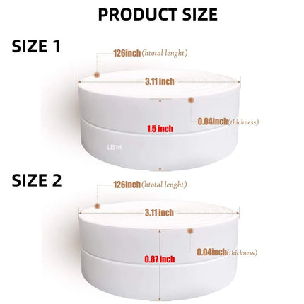 Bathroom Shower Sealing Tape Sink Bath White Pvc Self Adhesive Waterproof Wall Sticker For Bathroom Kitchen Caulk Sealing Strips