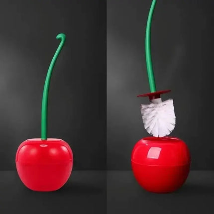 Cherry Shaped Toilet Brush Set