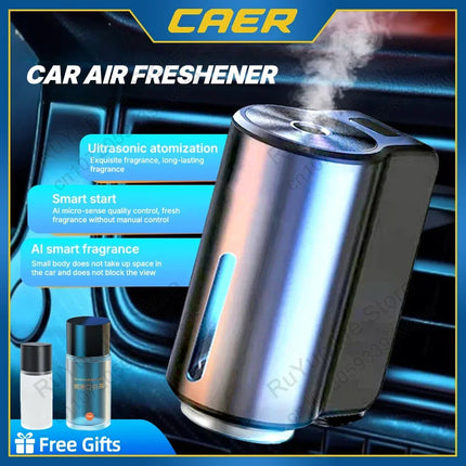 Smart Car Air Freshener Fragrance Diffuser Mist Humidifier with Essential Oil 3 Gear Adjustable Aromatherapy Interior Accessory