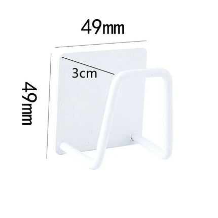 Kitchen Sponge Racks Self Adhesive Sink Sponges Drain Drying Rack Holders Stainless Steel Wall Hooks Home Storage Hook Organizer