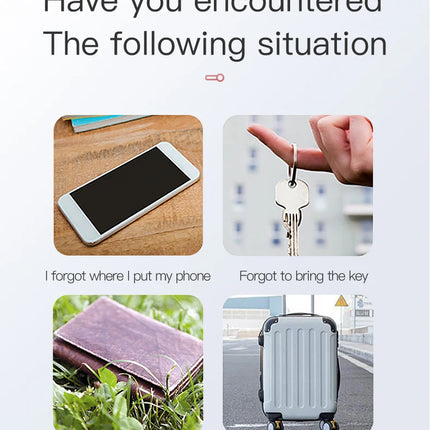 Mini GPS Locator AntiLost Alarm Wallet Keychain Smart Tag Bluetooth-Compatible Tracer Keychain Dog Pet Child Tracker Key Finder