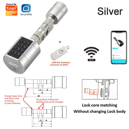 APP Fingerprint Electronic Smart Door Lock