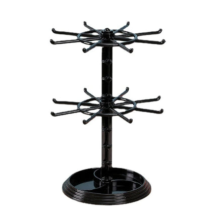 Jewelry Rotating Ring Display Holder Organizer Necklace Keychain Shelf Home Storage Rack For Earrings Watch Showcase