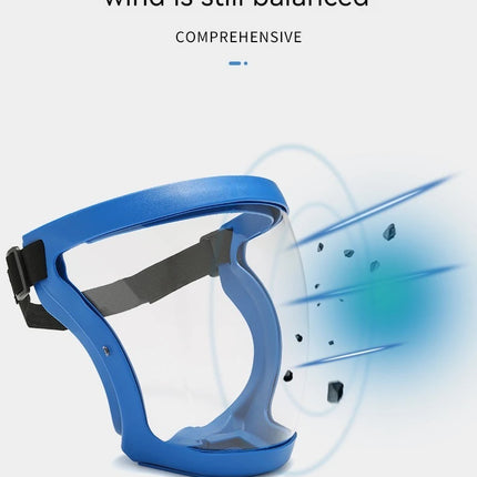 Dust-Resistant and Anti-Fog Transparent Mask: High-Definition, Fog-Free Welding Goggles with Head-Mounted Full-Face Protection