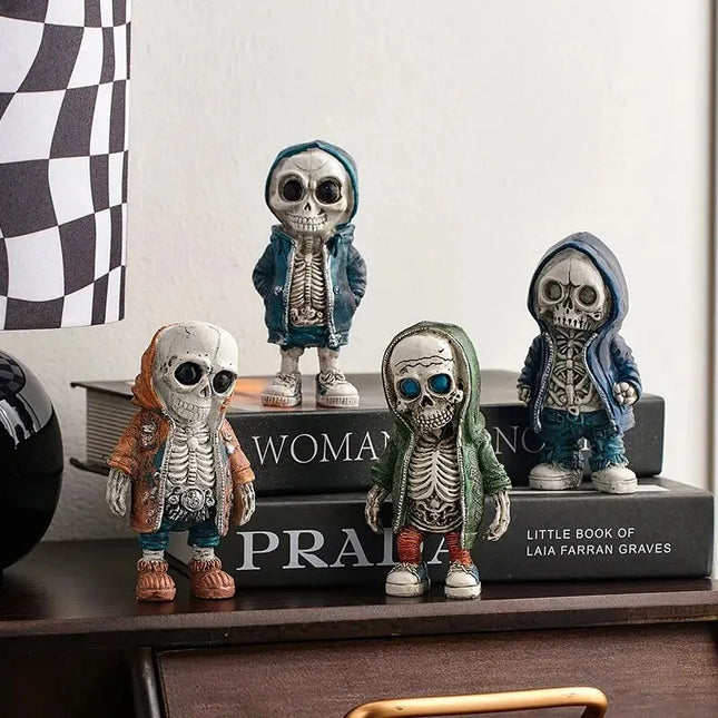 Skeleton Resin Doll Statue
