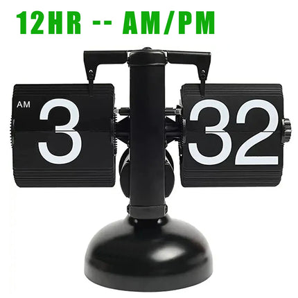 Modern Flip Clock Turning Page Timepiece