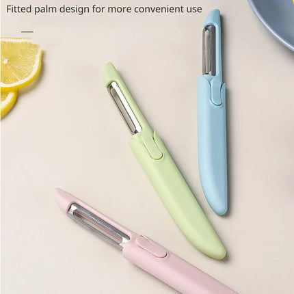 Two in One Peeler Stainless Steel Fruit Peeler Kitchen Knife Double Ended Melon Peeler Kitchen Cooking Tool