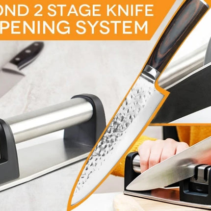 Knife Sharpener Professional Sharpening Stone Whetstone Grindstone 2/3/4 Stages Kitchen Knives Scissor Grinder Stone Householder