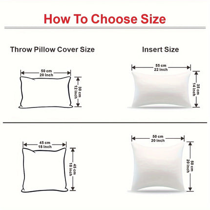 1 PC Jacquard Linen Decoration Throw Pillow Cover Living Room Decoration