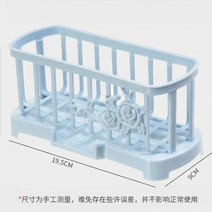 Kitchen Sink Drain Rack Storage Basket Sponge Dishcloth Holder Removable Household Bathroom Soap Dispenser Organizer Shelf
