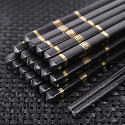 10/2PCS Reusable Sushi Chinese Chopsticks Korean Chopsticks Non-slip Chop Sticks Kitchen Dining Tableware Cutlery Set Accessorie