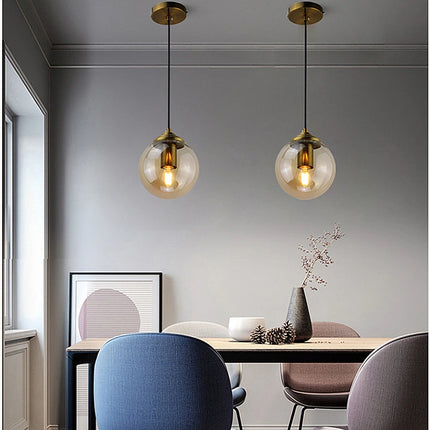 Modern Luxury LED Glass Pendant Chandelier