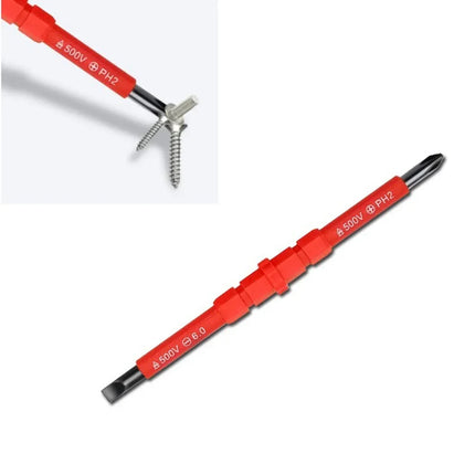 3 In 1 Insulated Screwdriver Set PH1/PH2 Multi-Purpose Screwdriver Electricians Slotted Cross Screwdriver Bit Tools Kit Set