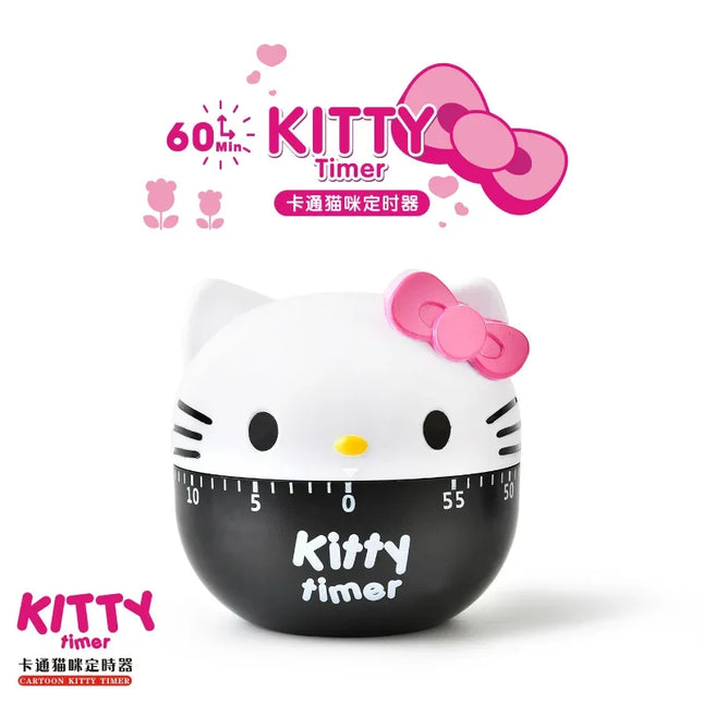 Hello Kitty Kitchen Cooking Reminder Cartoon Kawaii 60 Minute Timer Cooking Baking Helper Kitchen Chronograph Reminder