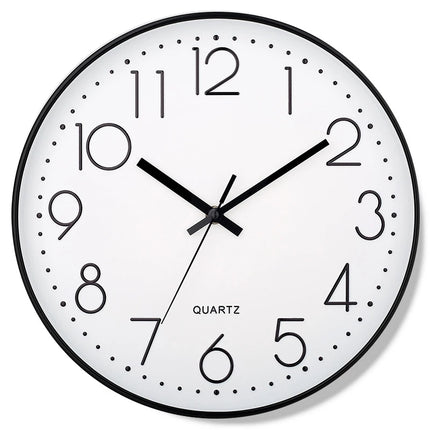 8 Inch Mute Digital Quartz Wall Clock