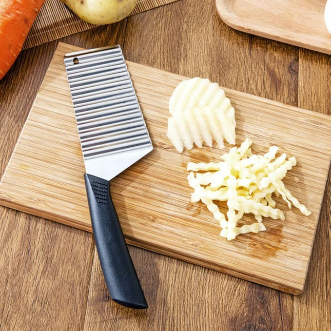 Stainless Steel Wavy Potato Chip Slicer Knife