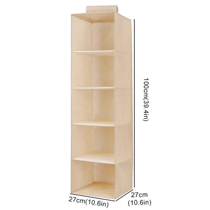 Collapsible Cotton Linen Hanging Storage Bag