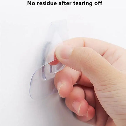 5/10/PCS Super Glue Hook Transparent Strong Self Adhesive Key Towel Door Wall Hanger For Hanging Kitchen Bathroom Accessories
