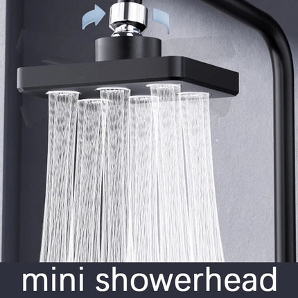 Supercharged Wall-Mounted Rotatable Shower Head