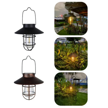 Vintage Solar Lantern Outdoor Hanging Light