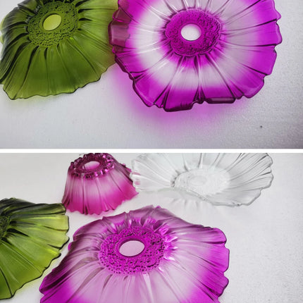 Vintage Glass Flower Pendant Lights